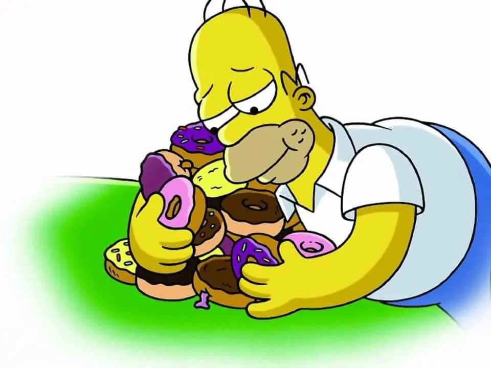 Résultat de recherche d'images pour "doughnut homer simpson"